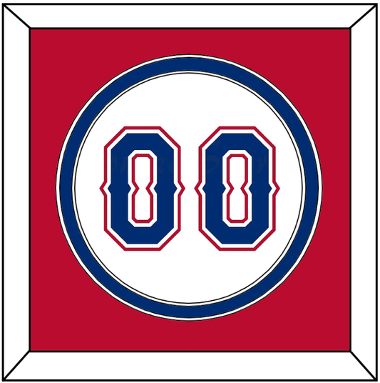 Texas Number - Home White (2016-2019) - Signature Tier 4