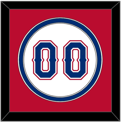 Texas Number - Home White (2016-2019) - Signature Tier 4