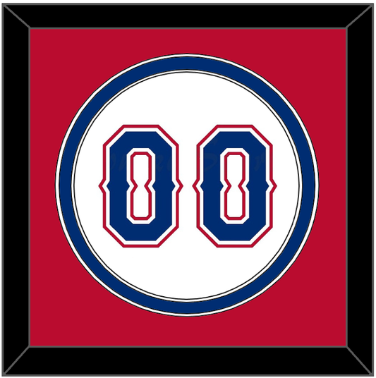 Texas Number - Home White (2016-2019) - Signature Tier 4