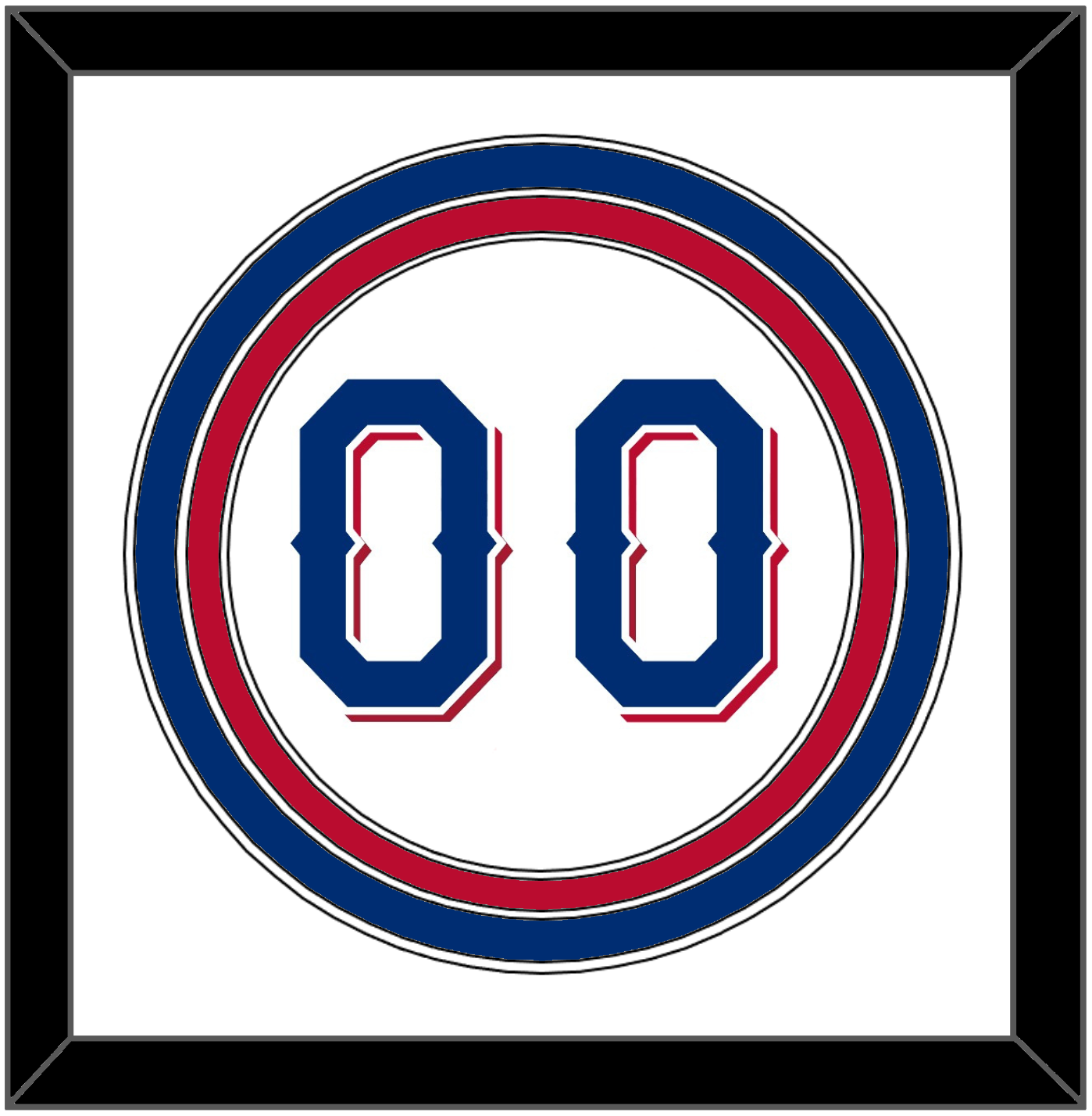 Texas Number - Home White (2020-2023) - Premier Tier 1