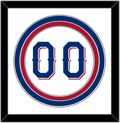 Texas Number - Home White (2020-2023) - Premier Tier 1