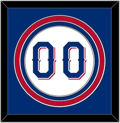 Texas Number - Home White (2020-2023) - Premier Tier 2