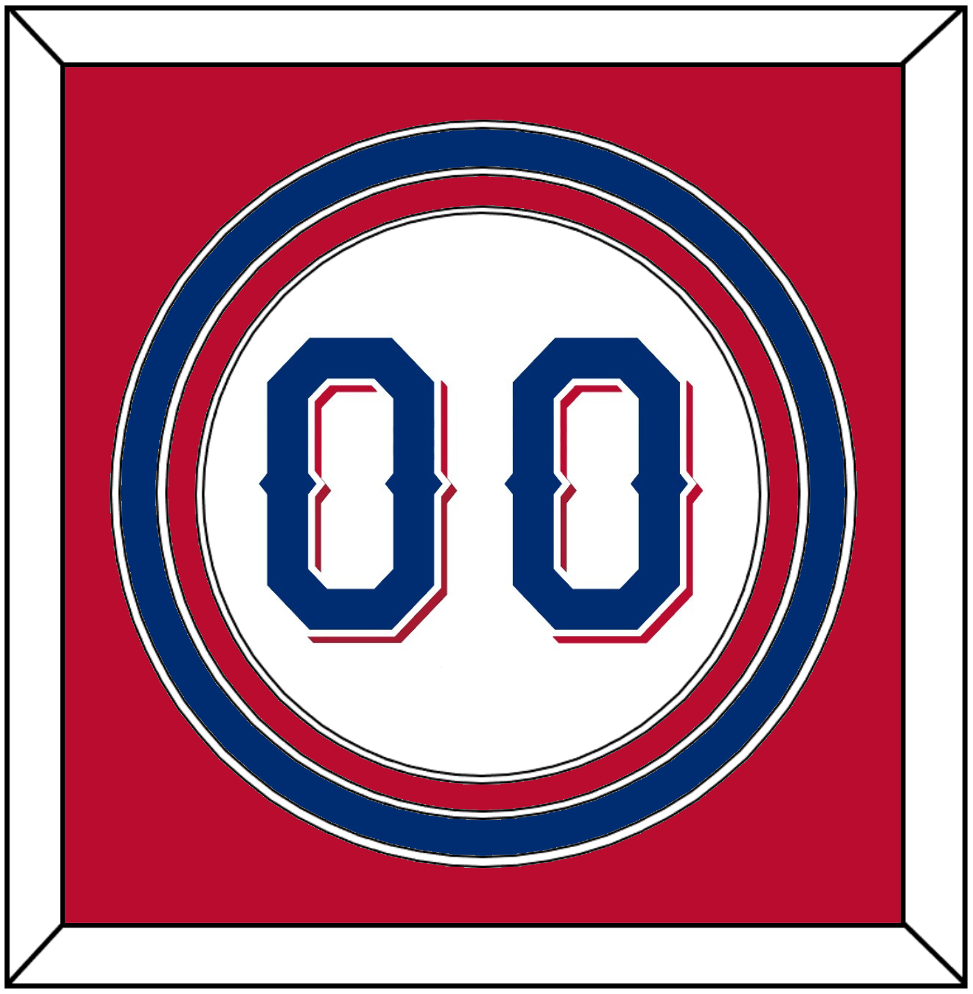 Texas Number - Home White (2020-2023) - Premier Tier 3