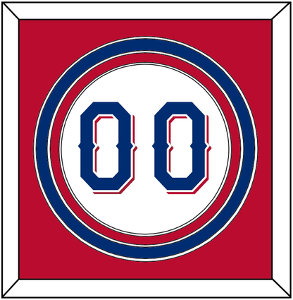 Texas Number - Home White (2020-2023) - Premier Tier 3