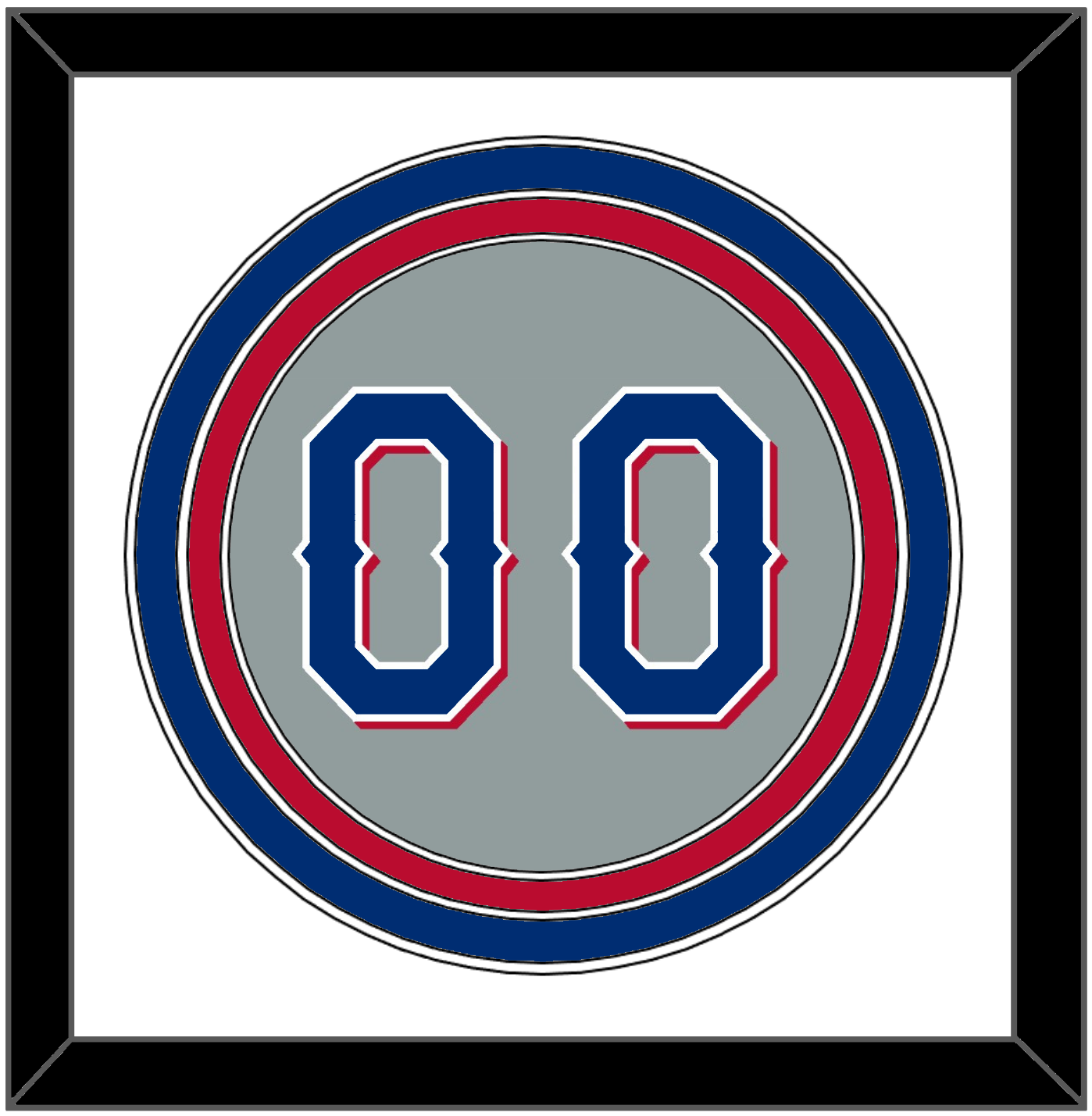 Texas Number - Road Gray (2020-2023) - Premier Tier 1