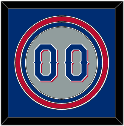 Texas Number - Road Gray (2020-2023) - Premier Tier 2