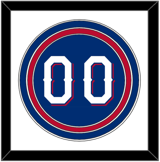 Texas Number - Alternate Blue (2020-2023) - Premier Tier 1