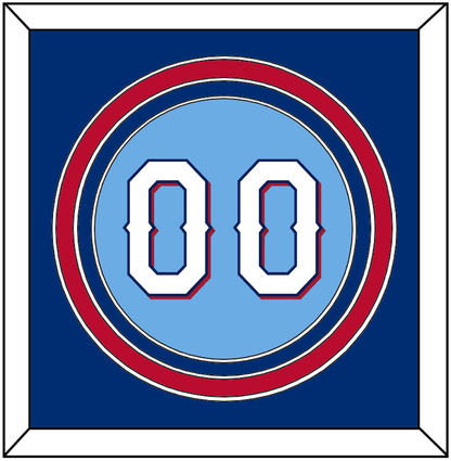 Texas Number - Alternate Powder Blue (2020-2023) - Premier Tier 2