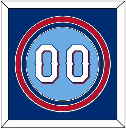 Texas Number - Alternate Powder Blue (2020-2023) - Premier Tier 2