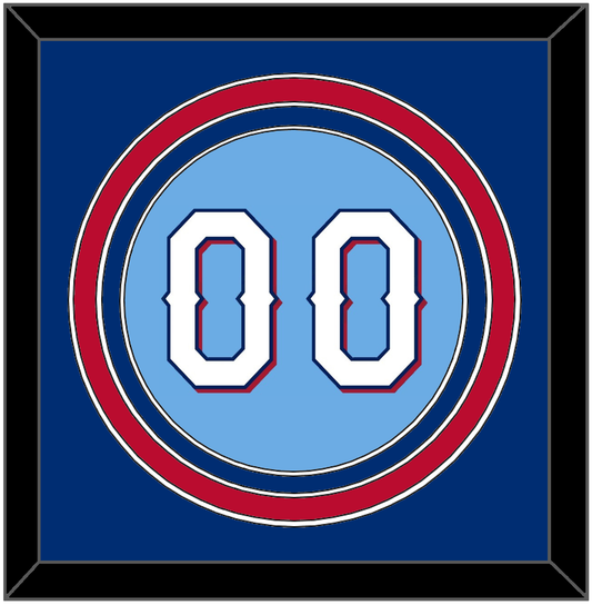 Texas Number - Alternate Powder Blue (2020-2023) - Premier Tier 2