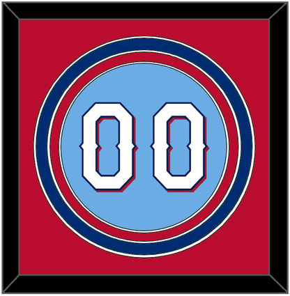 Texas Number - Alternate Powder Blue (2020-2023) - Premier Tier 3
