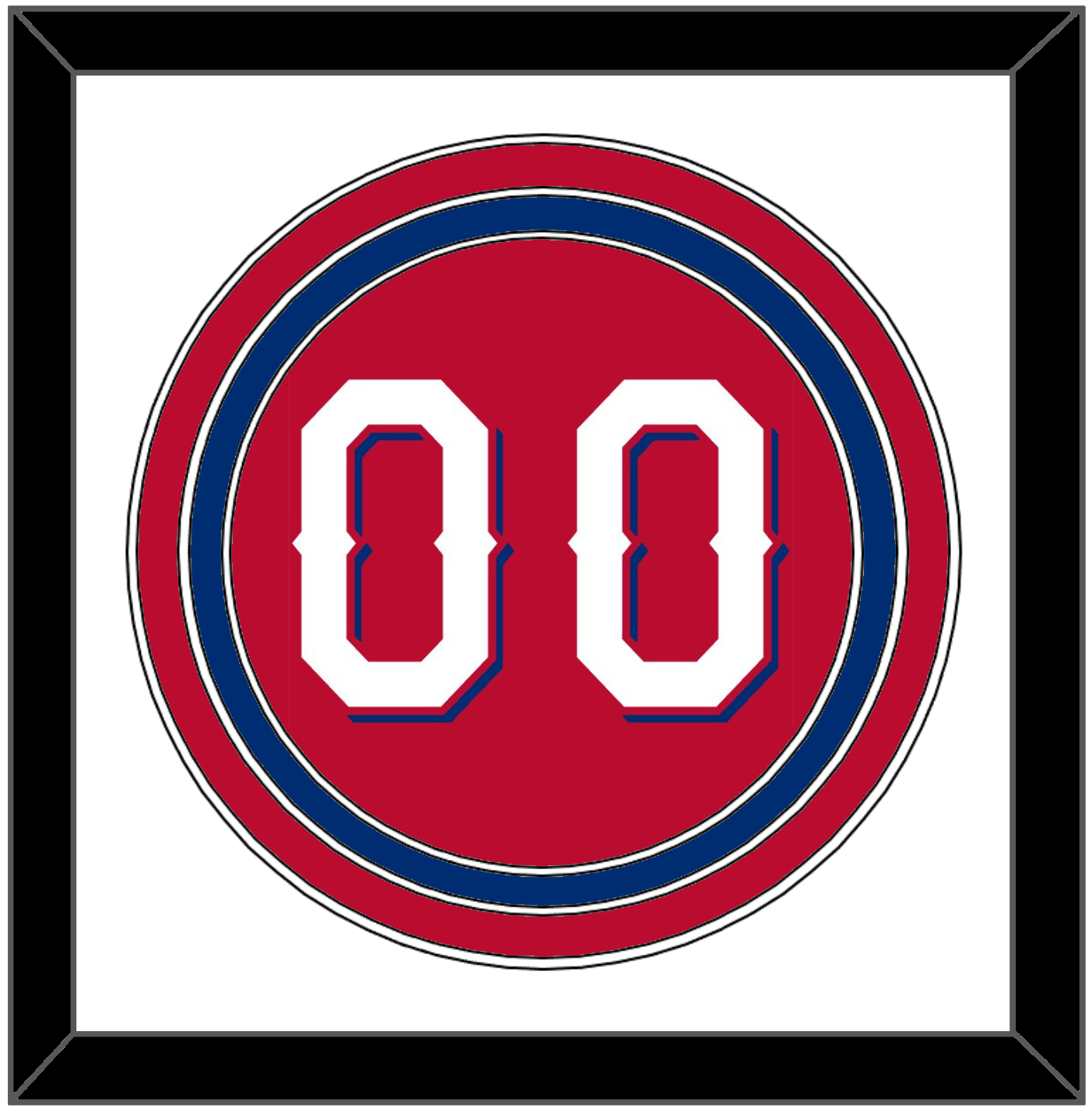 Texas Number - Alternate Red (2020-2022) - Premier Tier 1