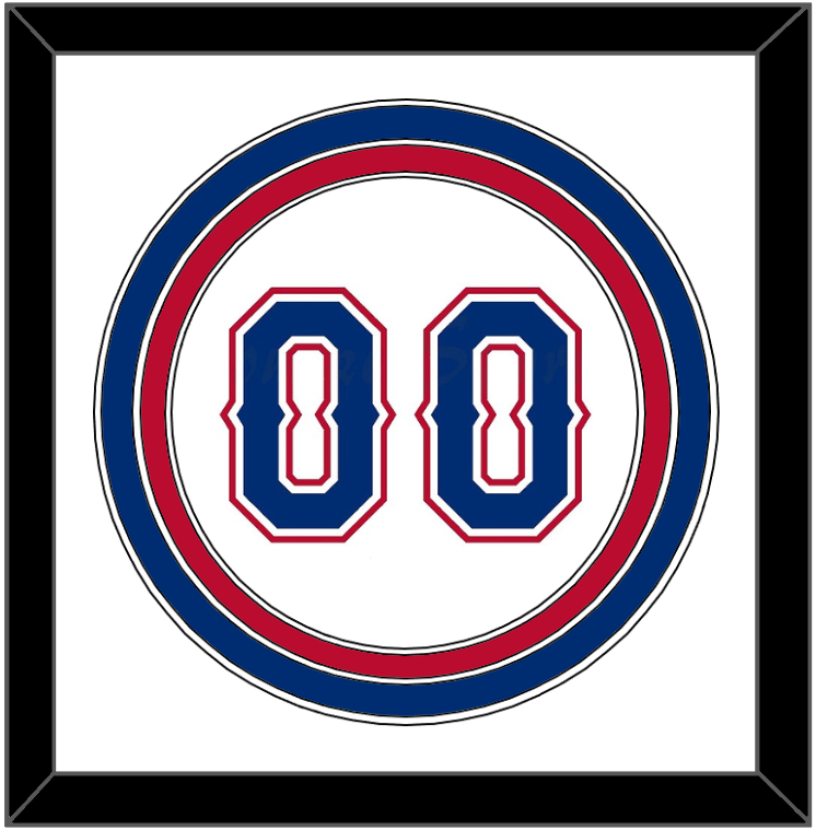 Texas Number - Home White (2016-2019) - Premier Tier 1