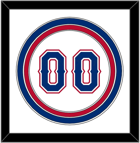 Texas Number - Home White (2016-2019) - Premier Tier 1