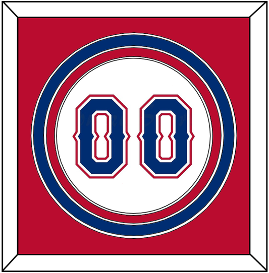 Texas Number - Home White (2016-2019) - Premier Tier 3