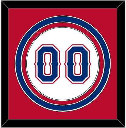 Texas Number - Home White (2016-2019) - Premier Tier 3