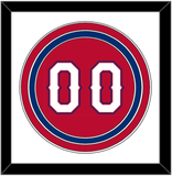 Texas Number - Alternate Red (2016-2019) - Triple Mat 1