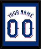 Texas Name & Number - Home White (2020-2023) - Single Mat 1