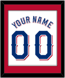 Texas Name & Number - Home White (2020-2023) - Single Mat 2