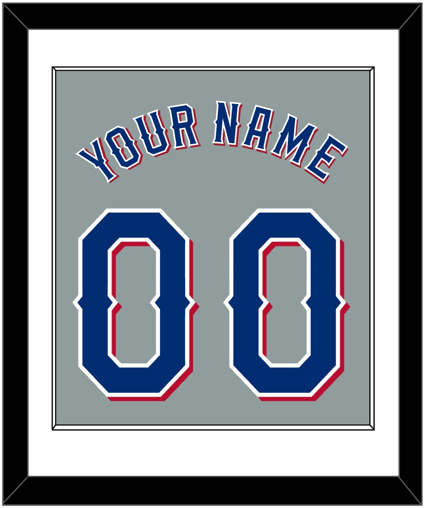 Texas Name & Number - Road Gray (2020-2023) - Essential Tier 1