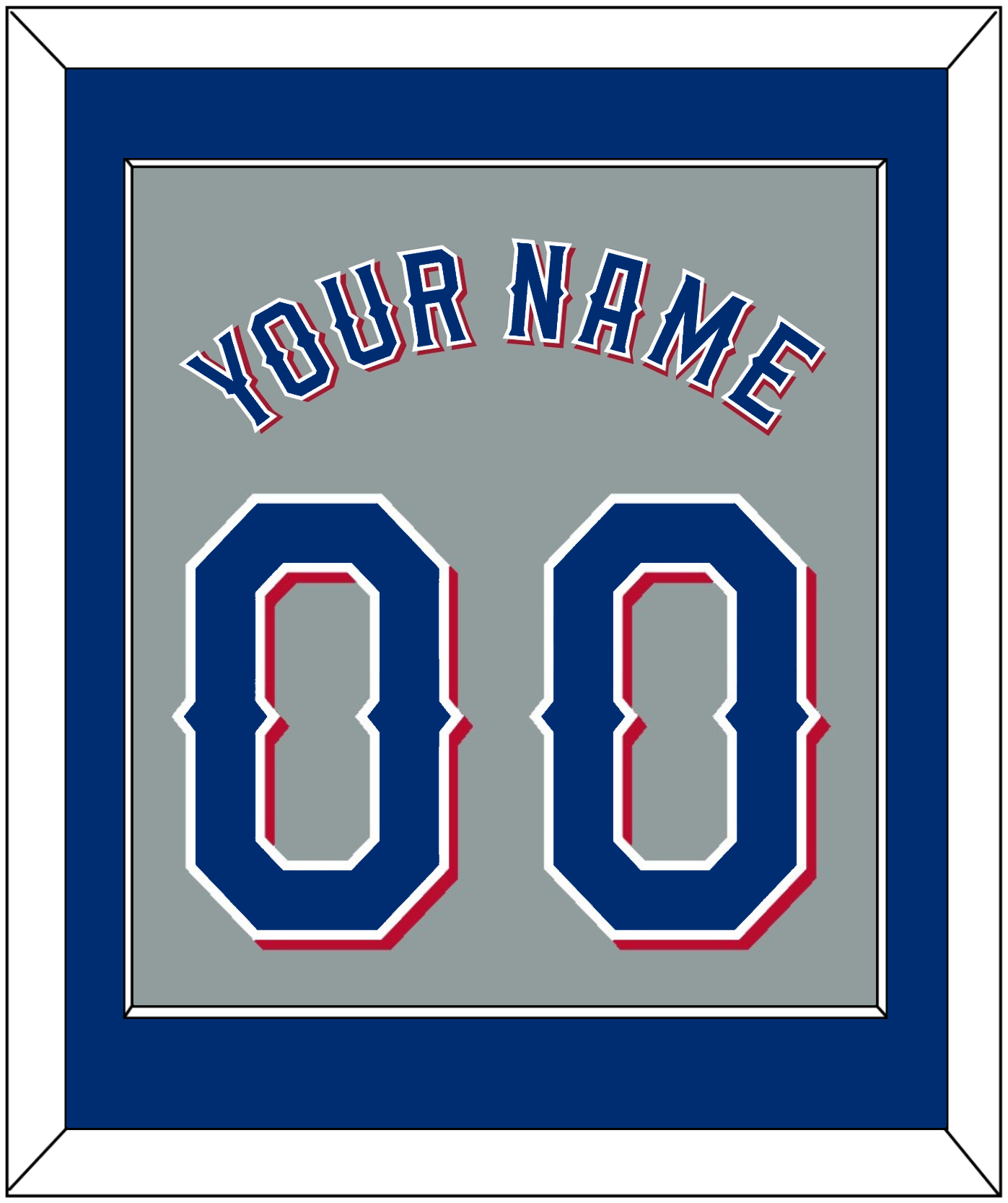 Texas Name & Number - Road Gray (2020-2023) - Essential Tier 2