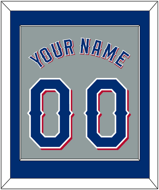 Texas Name & Number - Road Gray (2020-2023) - Essential Tier 2