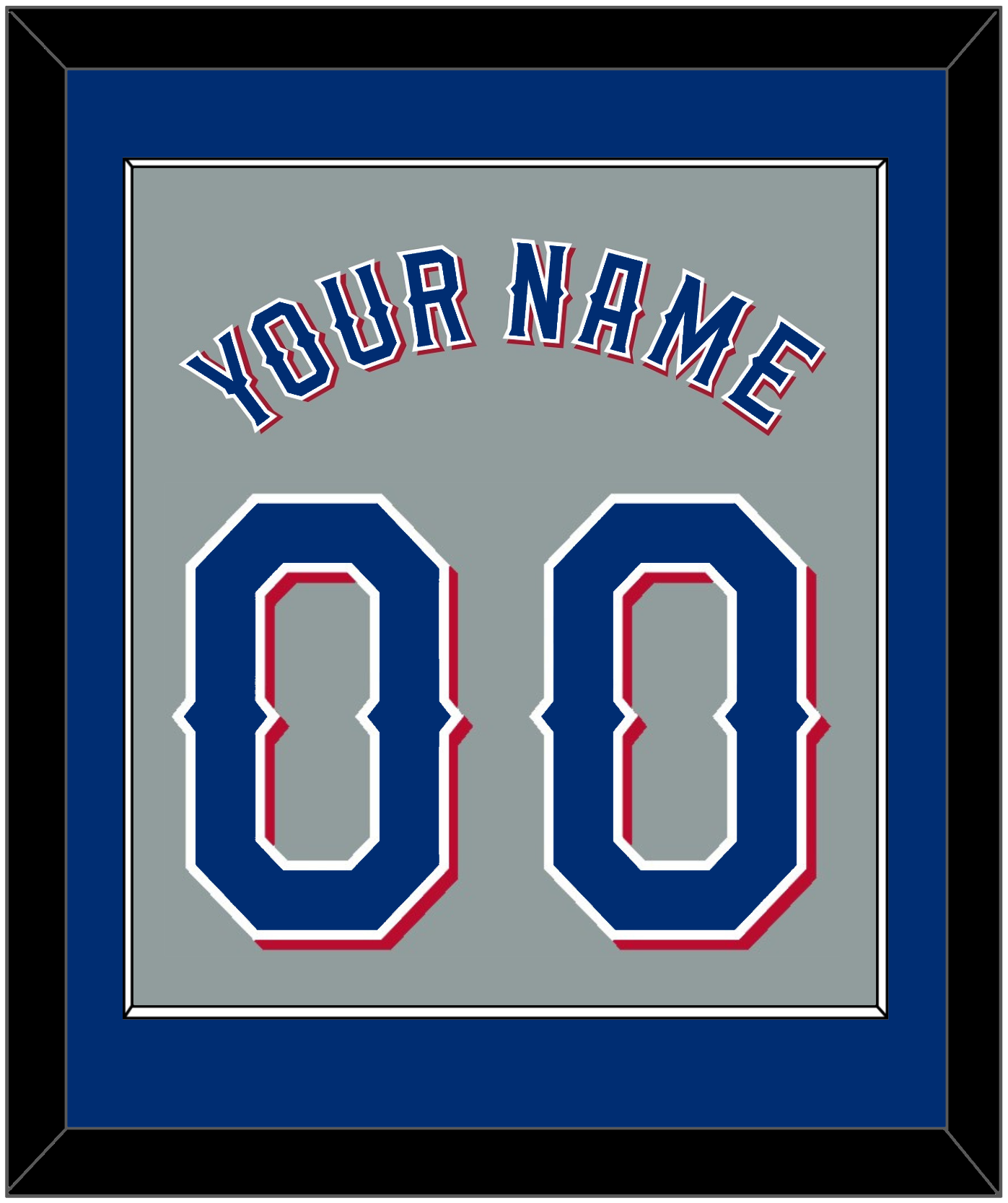 Texas Name & Number - Road Gray (2020-2023) - Essential Tier 2