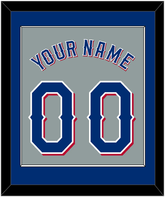 Texas Name & Number - Road Gray (2020-2023) - Essential Tier 2