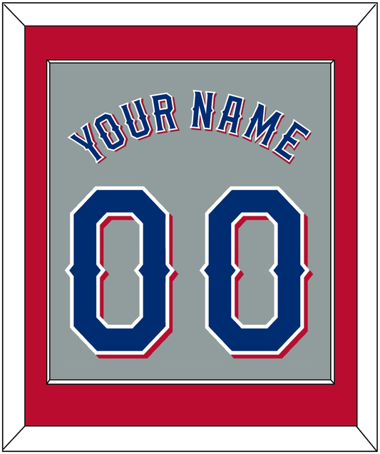 Texas Name & Number - Road Gray (2020-2023) - Essential Tier 3