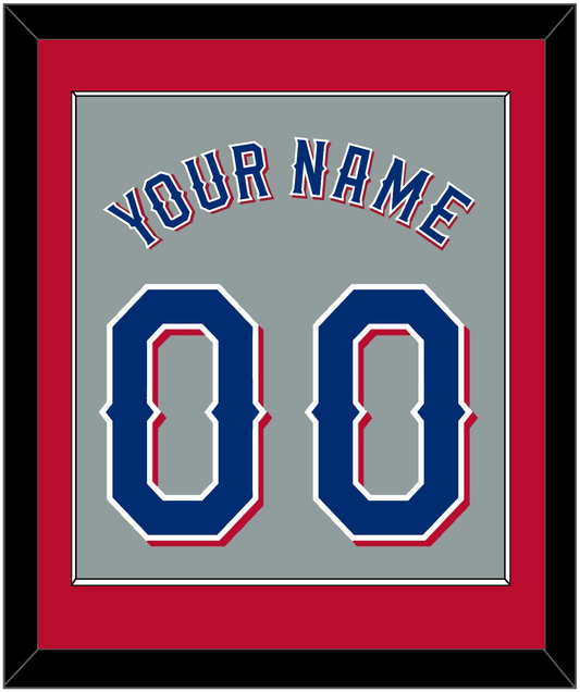 Texas Name & Number - Road Gray (2020-2023) - Essential Tier 3
