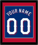 Texas Name & Number - Alternate Blue (2020-2023) - Single Mat 2