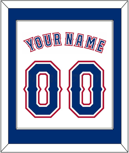 Texas Name & Number - Home White (2016-2019) - Essential Tier 1