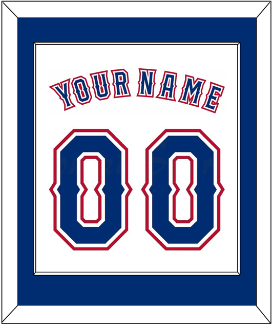 Texas Name & Number - Home White (2016-2019) - Essential Tier 1