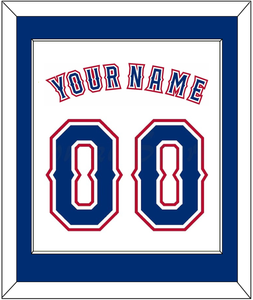 Texas Name & Number - Home White (2016-2019) - Single Mat 1