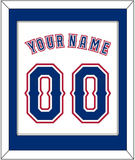 Texas Name & Number - Home White (2016-2019) - Single Mat 1