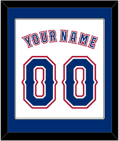 Texas Name & Number - Home White (2016-2019) - Essential Tier 1