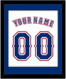 Texas Name & Number - Home White (2016-2019) - Single Mat 1