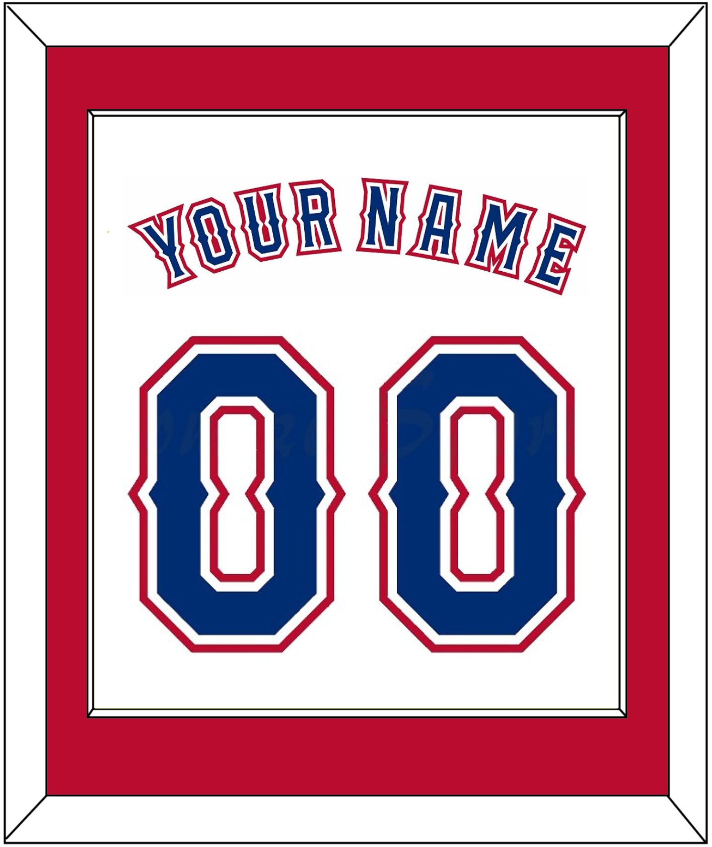 Texas Name & Number - Home White (2016-2019) - Essential Tier 2