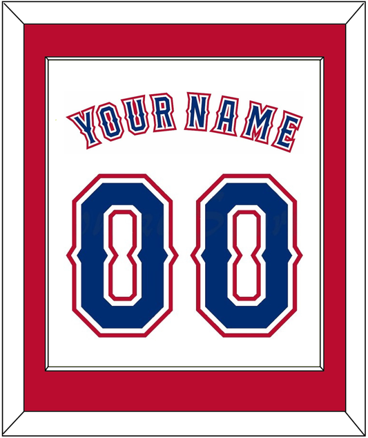 Texas Name & Number - Home White (2016-2019) - Essential Tier 2