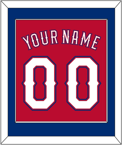 Texas Name & Number - Alternate Red (2016-2019) - Essential Tier 2