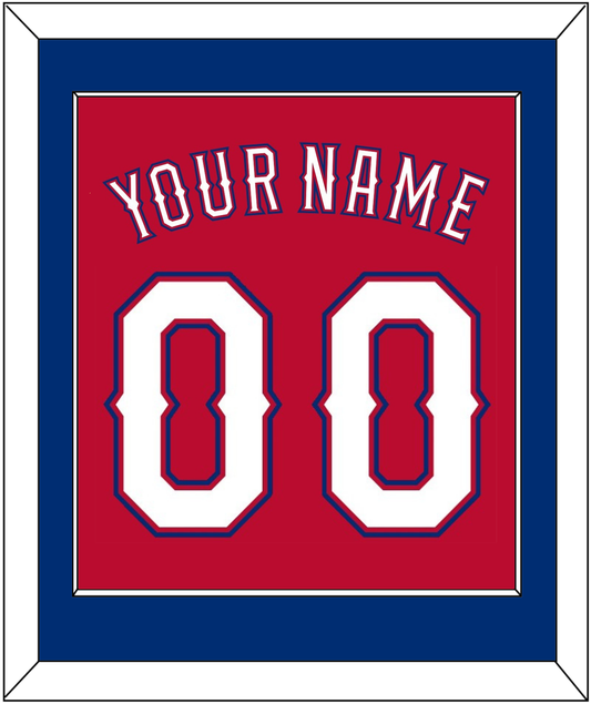 Texas Name & Number - Alternate Red (2016-2019) - Essential Tier 2