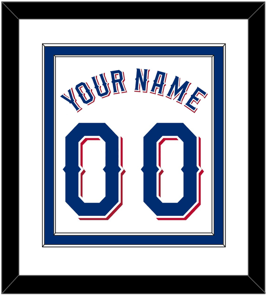 Texas Name & Number - Home White (2020-2023) - Signature Tier 1