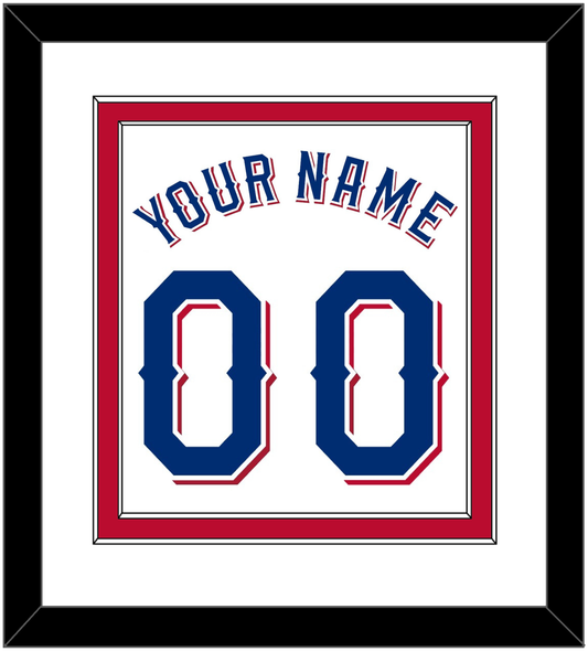 Texas Name & Number - Home White (2020-2023) - Signature Tier 2