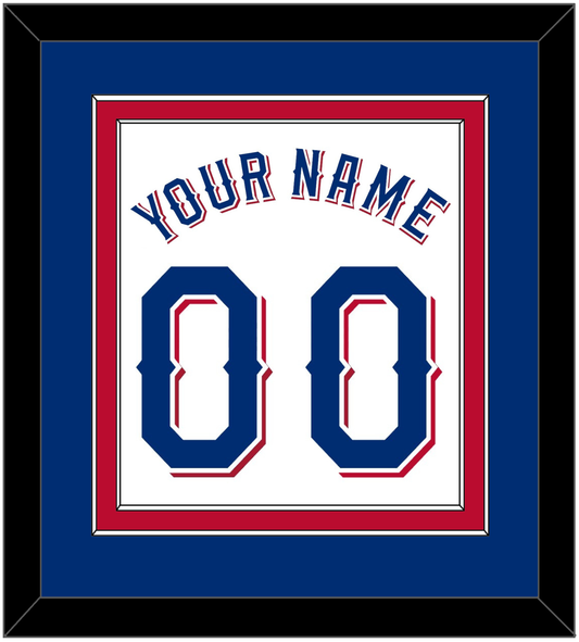 Texas Name & Number - Home White (2020-2023) - Signature Tier 3