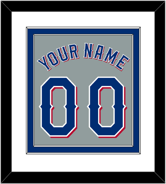 Texas Name & Number - Road Gray (2020-2023) - Signature Tier 1