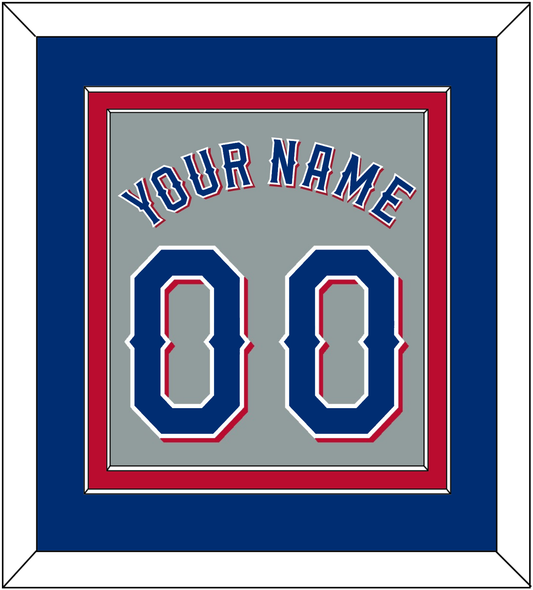 Texas Name & Number - Road Gray (2020-2023) - Signature Tier 3