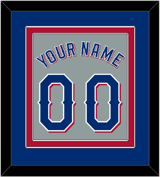 Texas Name & Number - Road Gray (2020-2023) - Signature Tier 3