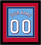 Texas Name & Number - Alternate Powder Blue (2020-2023) - Double Mat 4