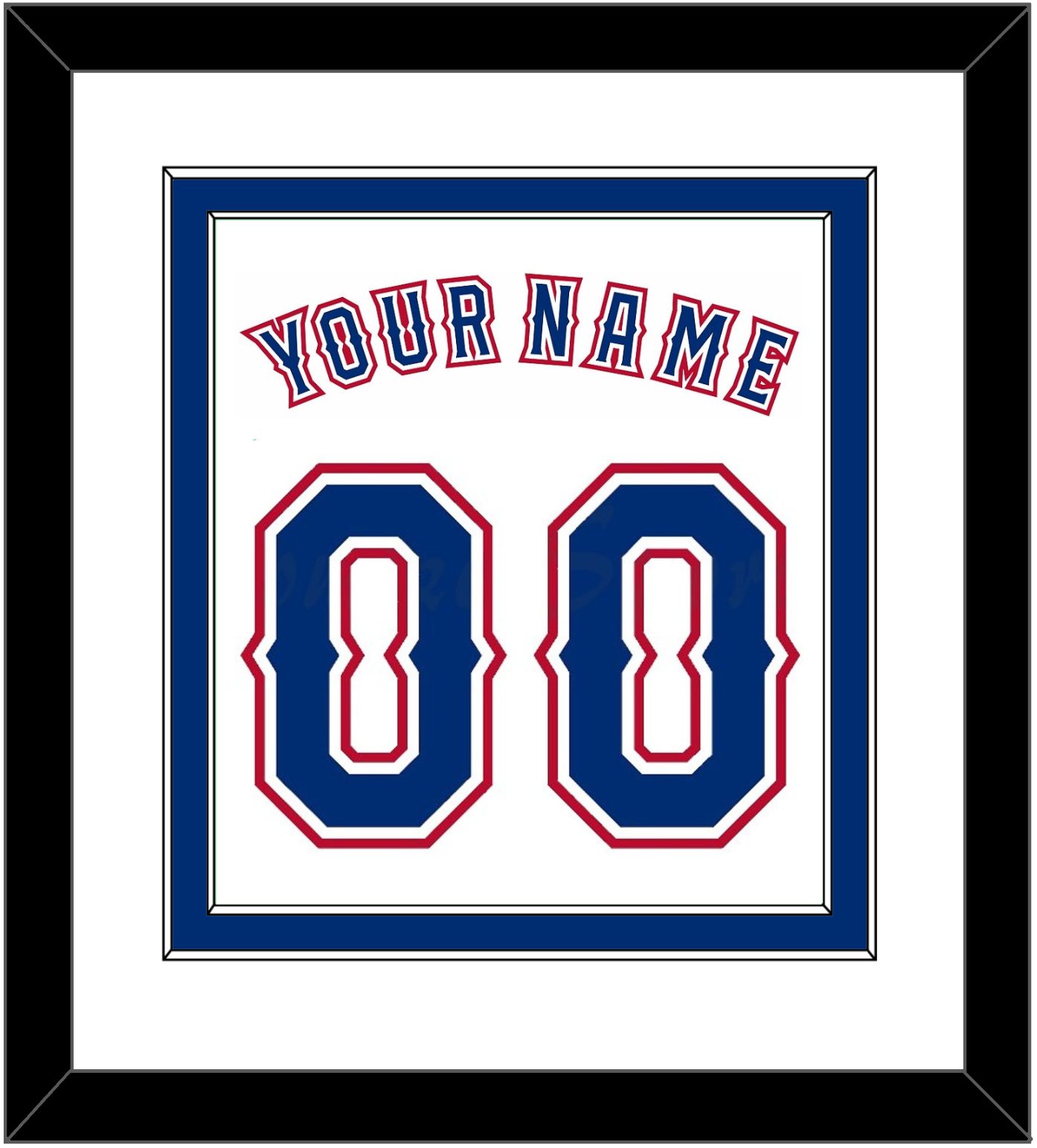 Texas Name & Number - Home White (2016-2019) - Signature Tier 1