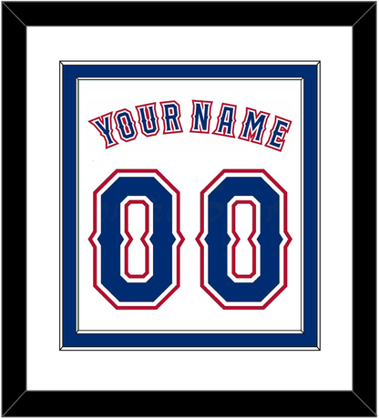 Texas Name & Number - Home White (2016-2019) - Signature Tier 1